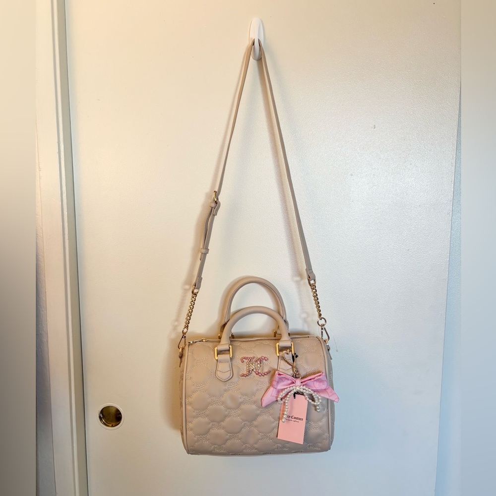 Juicy Couture “Tie the Knot” Quilted Satchel NWT - Picture 4 of 5